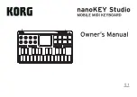 Preview for 1 page of Korg nanoKey Owner'S Manual