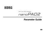 Korg nanoPad2 Parameter Manual preview