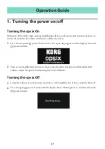 Preview for 17 page of Korg opsix Owner'S Manual