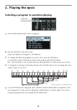 Preview for 19 page of Korg opsix Owner'S Manual