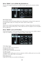 Preview for 42 page of Korg opsix Owner'S Manual