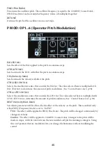 Preview for 45 page of Korg opsix Owner'S Manual