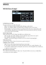 Preview for 63 page of Korg opsix Owner'S Manual