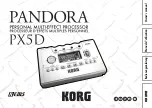 Korg Pandora PX5D Owner'S Manual preview