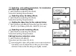 Предварительный просмотр 21 страницы Korg Pandora Stomp Owner'S Manual