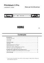 Preview for 11 page of Korg PB-X-PRO Owner'S Manual