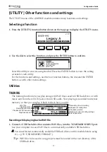 Предварительный просмотр 33 страницы Korg Pearl e/MERG MDL1 Owner'S Manual