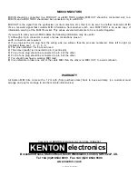 Preview for 4 page of Korg POLY 61 Instructions