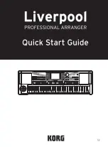 Preview for 1 page of Korg Professional Arranger Liverpool Quick Start Manual