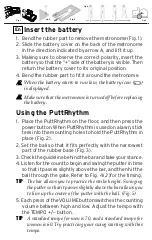 Предварительный просмотр 3 страницы Korg PuttRhythm User Manual