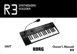 Korg R3 Owner'S Manual preview