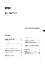 Предварительный просмотр 57 страницы Korg RK-100S 2 Owner'S Manual