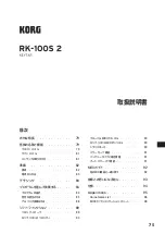 Предварительный просмотр 75 страницы Korg RK-100S 2 Owner'S Manual