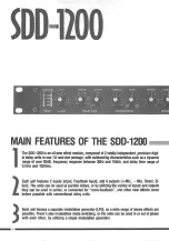 Preview for 2 page of Korg SDD-1200 Owner'S Manual