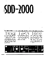 Preview for 2 page of Korg SDD-200 Owner'S Manual