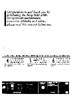 Preview for 3 page of Korg SDD-200 Owner'S Manual