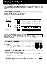 Предварительный просмотр 14 страницы Korg SGPROX Owner'S Manual