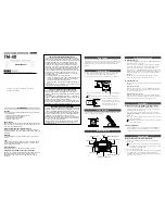 Korg TM-40 Owner'S Manual preview