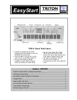 Korg TRITON Classic Easy Start preview