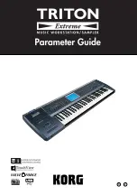 Preview for 1 page of Korg TRITON Extreme Manual