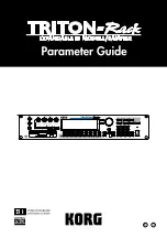 Preview for 1 page of Korg Triton-Rack Parameter Manual