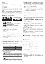 Предварительный просмотр 2 страницы Korg VOX MV50 Series Owner'S Manual