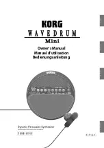 Preview for 1 page of Korg Wavedrum mini Owner'S Manual