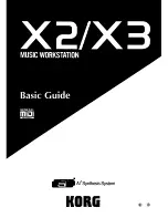 Korg X2 Basic Manual preview