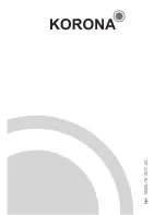 Предварительный просмотр 24 страницы Korona 10225 Instruction Manual