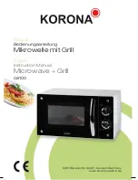 Korona 58100 Instruction Manual preview