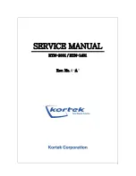 Kortek KTN-1401 Service Manual предпросмотр