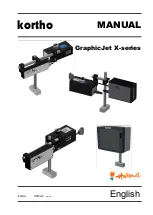 Kortho GraphicJet KGJ X18 Manual предпросмотр