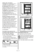 Предварительный просмотр 38 страницы KORTING KNFC 62010 B Manual