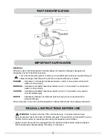 Предварительный просмотр 3 страницы Koryo KCH 100M User Manual