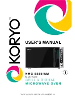 Koryo KMG 2222IAM User Manual preview