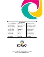 Preview for 16 page of Koryo KMG 2222IAM User Manual