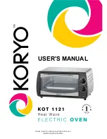 Предварительный просмотр 1 страницы Koryo KOT 1121 User Manual