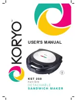 Preview for 1 page of Koryo KST 250 User Manual