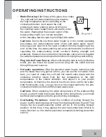 Preview for 9 page of Koryo KWHZF15Y User Manual