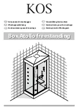 KOS Box Atollo freestanding Assembling Instruction preview