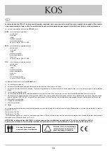 Preview for 10 page of KOS Box Atollo freestanding Assembling Instruction