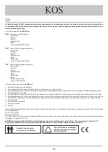 Preview for 12 page of KOS Box Atollo freestanding Assembling Instruction