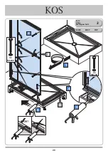 Preview for 20 page of KOS Box Atollo freestanding Assembling Instruction