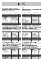 Preview for 57 page of KOS Box Atollo freestanding Assembling Instruction