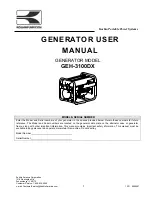 Koshin America Corporation GEH-3100DX User Manual preview