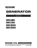 Предварительный просмотр 34 страницы Koshin America Corporation GVH-3000 Operation Manual