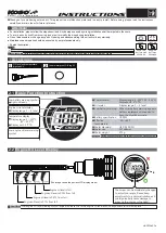 Preview for 1 page of Koso BA053001 Instructions