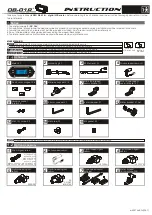 Koso DB-01R Instructions Manual предпросмотр