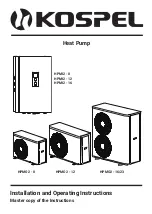 Kospel HPMI2 - 12 Installation And Operating Instructions Manual preview