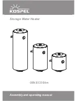 Preview for 1 page of Kospel OSV.ECO Slim Assembly And Operating Manual